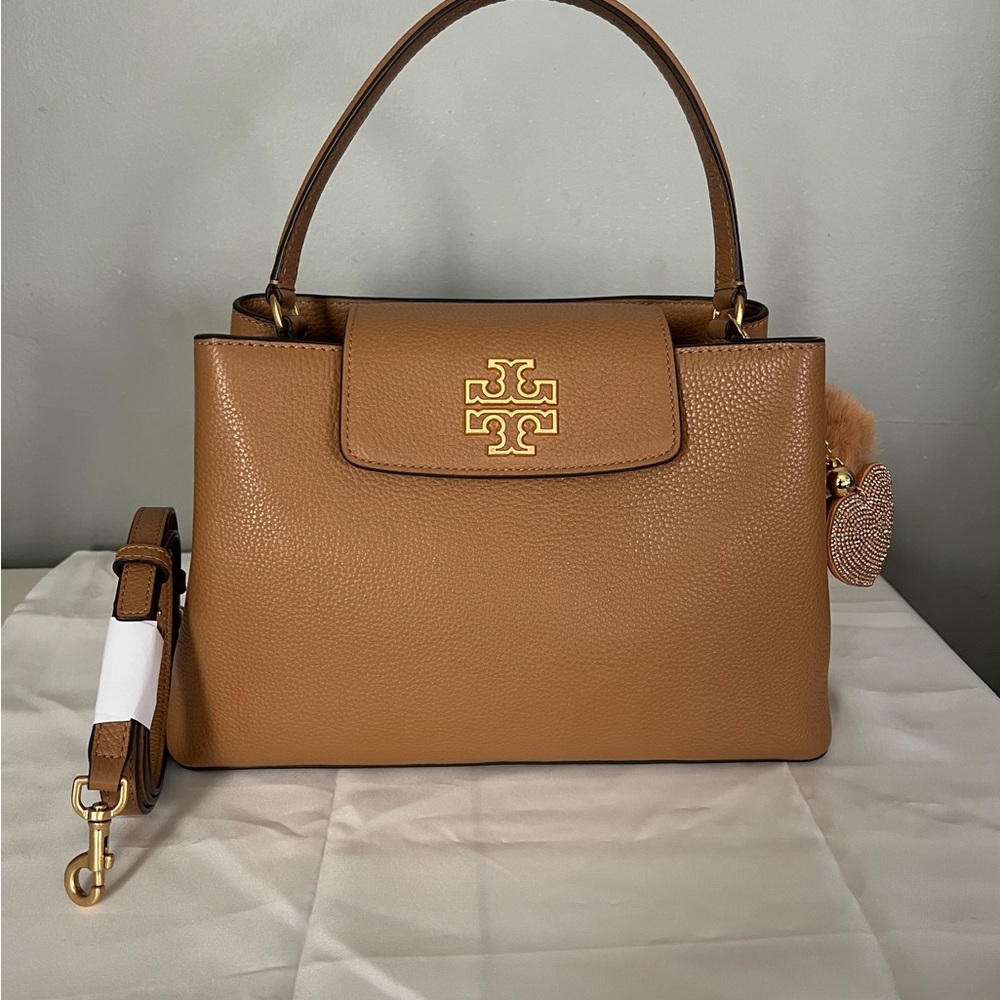 Tory Burch Britten Satchel - Picture 1 of 16